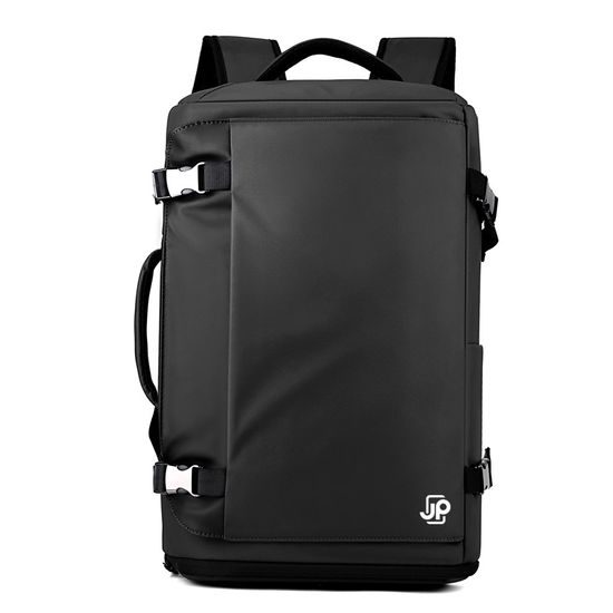 JP Rucksack B08 - 50x30x20 cm - Alltagsrucksack mit verstellbaren Schultergurten - Schwarz