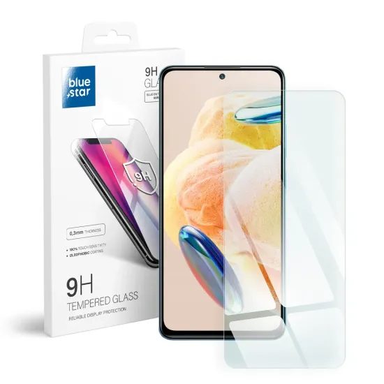 BlueStar Folie de sticlă securizată protectoare, Xiaomi Redmi Note 12 Pro