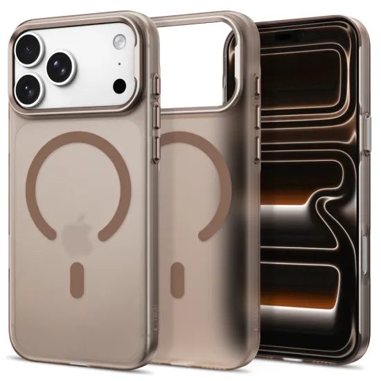 iPhone 17 Pro / 18 Pro dėklas – Tech-Protect MagZero MagSafe – matinė dykumų auksinė