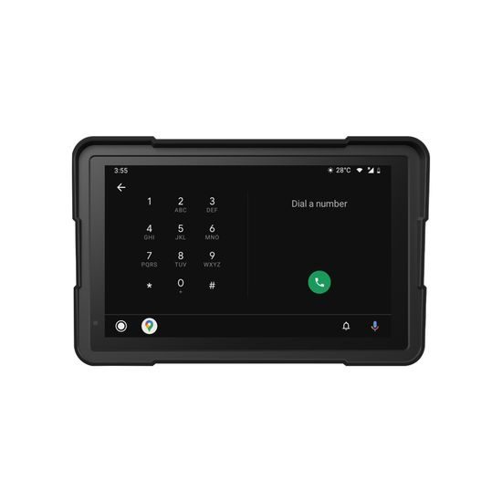 Motociklistički 7" CarPlay zaslon s bežičnim Apple CarPlay i Android Auto