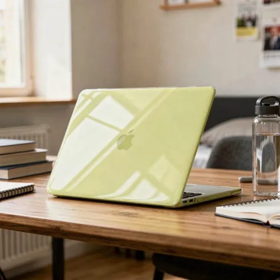 Tech-Protect SoftShell Schutzhülle für MacBook Neo 13 2026 - Transparente Hartschale - Crystal Clear