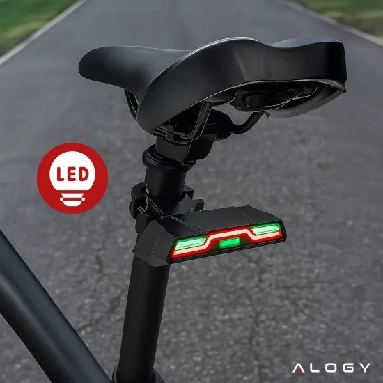 Alogy TrailFlash R6 Wasserdichtes Fahrrad Rücklicht - 6 Leuchtmodi - 46 LED Dioden - 2000 mAh Akku