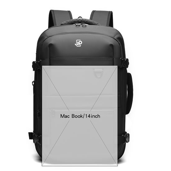 JP Batoh B23 s vákuovým kompresným vakom, 48*31*22~27 cm, čierny