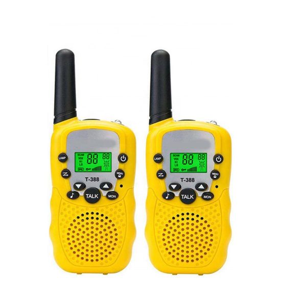 Voki-toki za djecu, 2 komada, žuti