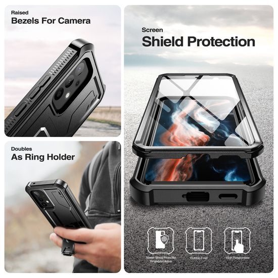 Dexnor 360 Kickstand Husă Samsung Galaxy A53, negru