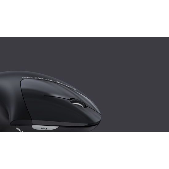 Havit MS550GT Mouse vertical fără fir 800-1600 DPI, negru