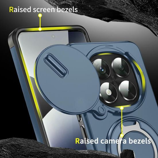 Θήκη Camslide Stand, Xiaomi Redmi Note 14 Pro Plus 5G, μπλε