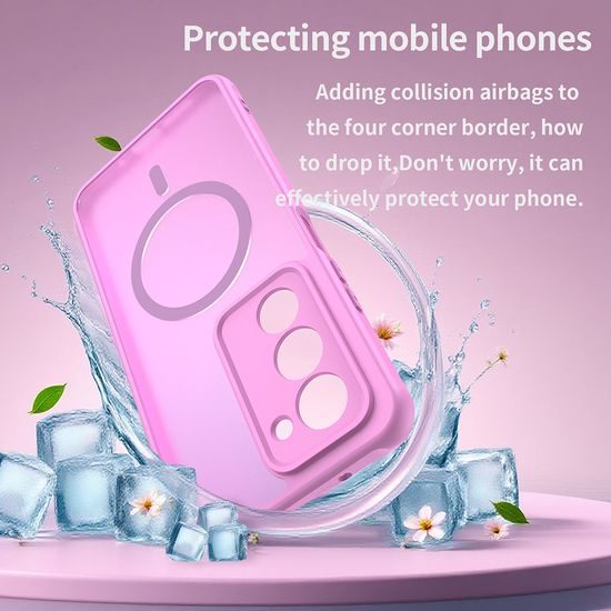 Techsuit HaloFrost II MagSafe, Xiaomi Redmi 15 4G / 5G, roz