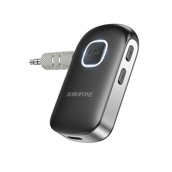 Borofone FM vysíláč BC42, MP3, Bluetooth, MicroSD, výstup Jack 3,5 mm, černý