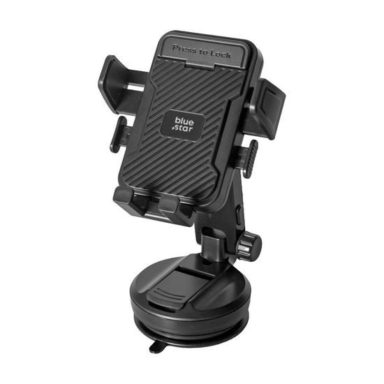 BlueStar Tough Lock βάση για τζάμι, μαύρη