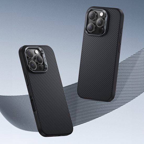 Benks Magnetic Armor Air Kevlar Θήκη Μεταλλικού Πλαισίου, iPhone 16, Μαύρο