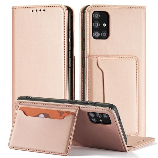 Magnet Card Case futrola, Xiaomi Redmi Note 11, roza