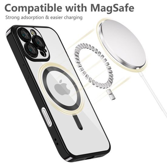 Tech-Protect MagFlex MagSafe iPhone 16 Pro Max, γυαλιστερό μαύρο
