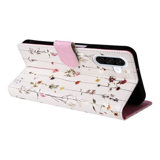 Μαγνητική Θήκη, Samsung Galaxy A56, λουλούδια λιβαδιού