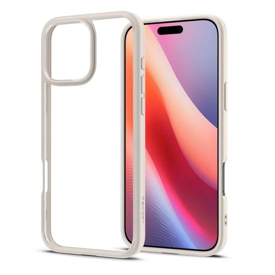 Spigen Ultra hybrid kryt na mobil, iPhone 16 Pro, natural titanium