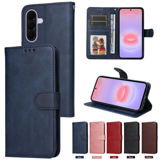 Magnet Case für Samsung Galaxy A27 - Elegante Schutzhülle mit Magnetverschluss - Blau