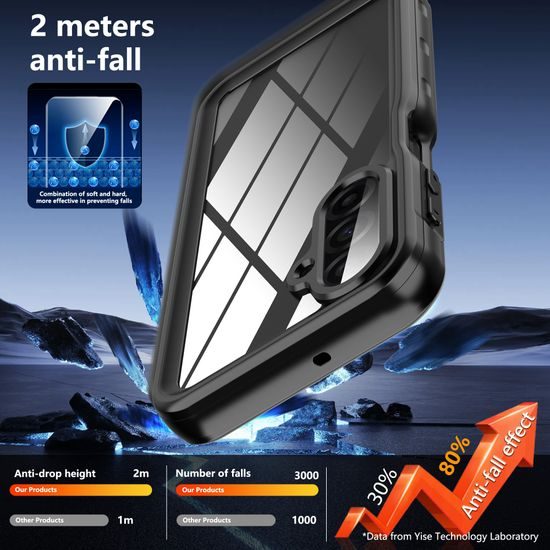 ShellBox IP68 θήκη, Samsung Galaxy A17 5G, μαύρη