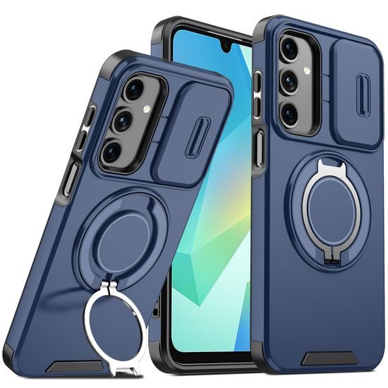 Camslide Stand obal, Samsung Galaxy A16, modrý