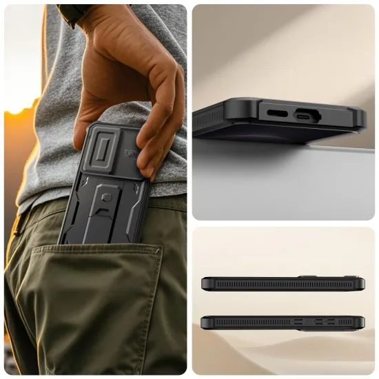 Tech-Protect Kevlar Cam+ pouzdro, 2 kusy, Samsung Galaxy S26, černé