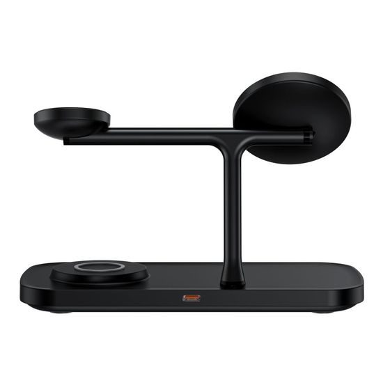 Tech-Protect QI15W-A45 3σε1 Ασύρματος Φορτιστής MagSafe, Μαύρος