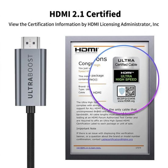 Tech-Protect UltraBoost USB-C a HDMI 2.1 8K 60HZ, grigio, 3 m