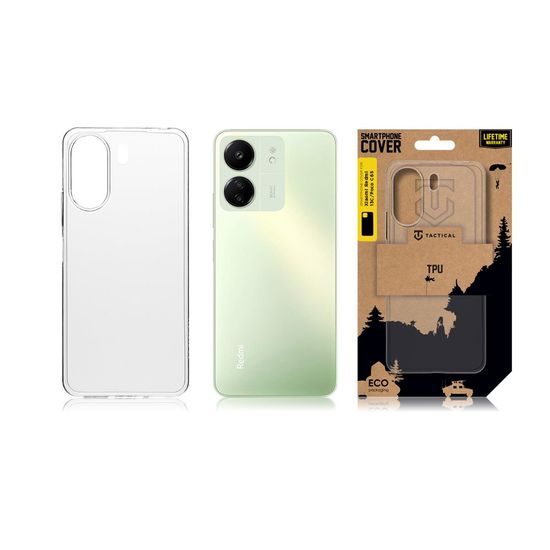 Tactical TPU Θήκη για Xiaomi Redmi 13C / Poco C65, Διάφανη