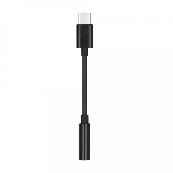 Adapter USB-C - Jack 3.5 mm, črn
