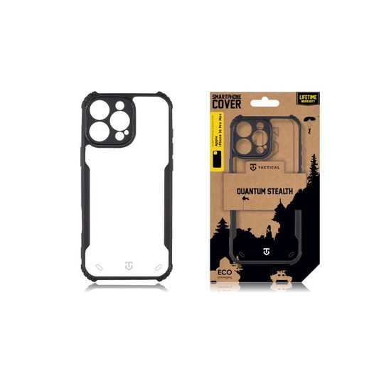 Etui Tactical Quantum Stealth, iPhone 16 Pro Max, črn