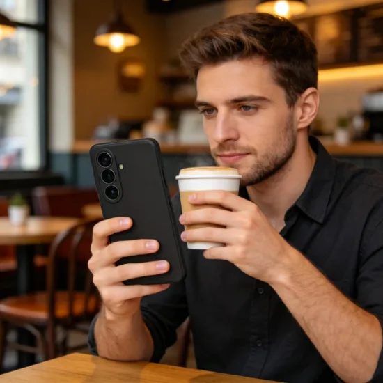 Tech-Protect Silicone MagSafe, Samsung Galaxy S26, černý