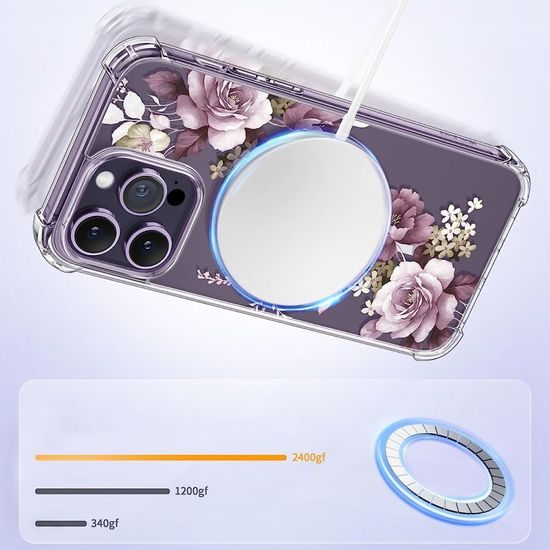 Tech-Protect Magmood, iPhone 14 Pro Max, proljetno cvijeće
