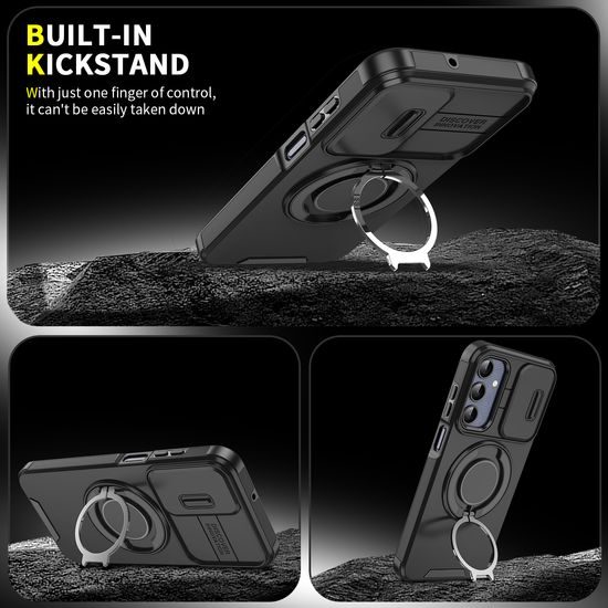 Camslide Stand obal, Samsung Galaxy A25, růžový