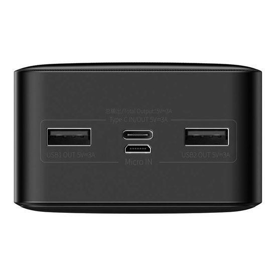 Baseus Bipow PowerBank 30000mAh, 15W, negru