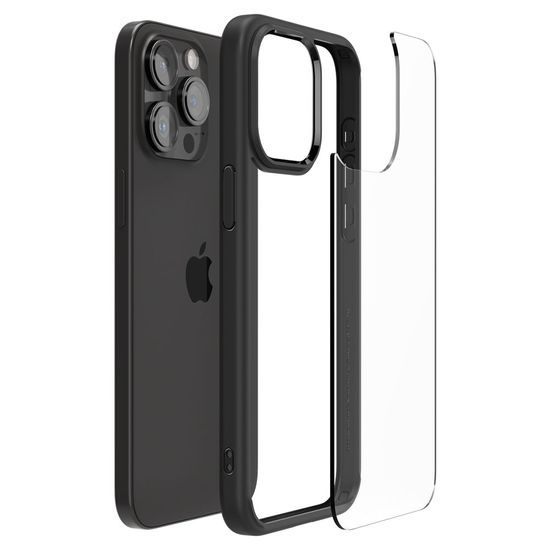 Spigen Ultra Hybrid Θήκη Κινητού, iPhone 15 Pro, Μαύρη