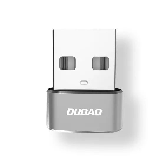 Dudao Προσαρμογέας USB-C σε USB, μαύρος