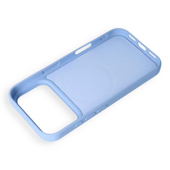 iPhone 17 Pro Max / 18 Pro Max silikona vāciņš – Silicone Mag Cover – zils