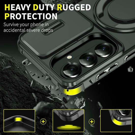 Θήκη Camslide Stand, Samsung Galaxy S26 Plus, μαύρη