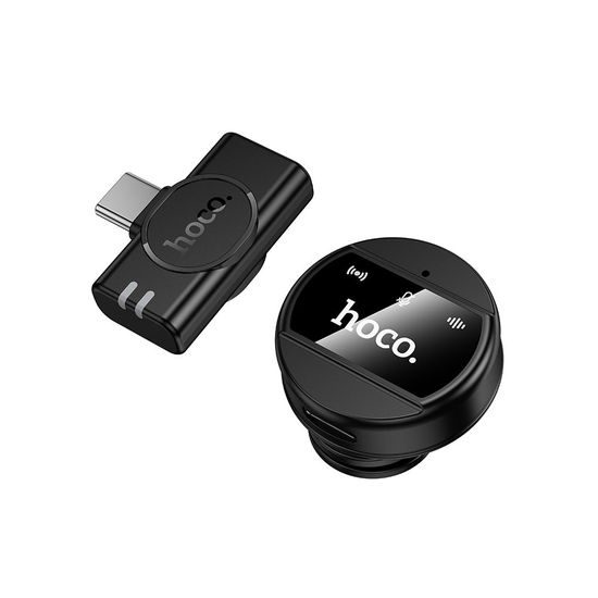 Hoco L21 Ασύρματο μικρόφωνο USB-C, μαύρο