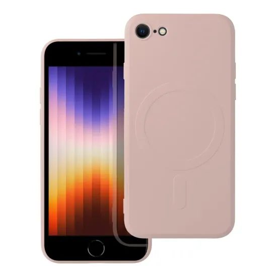 Silicone Mag Cover husă, iPhone 7 / 8 / SE 2020 / SE 2022, roz