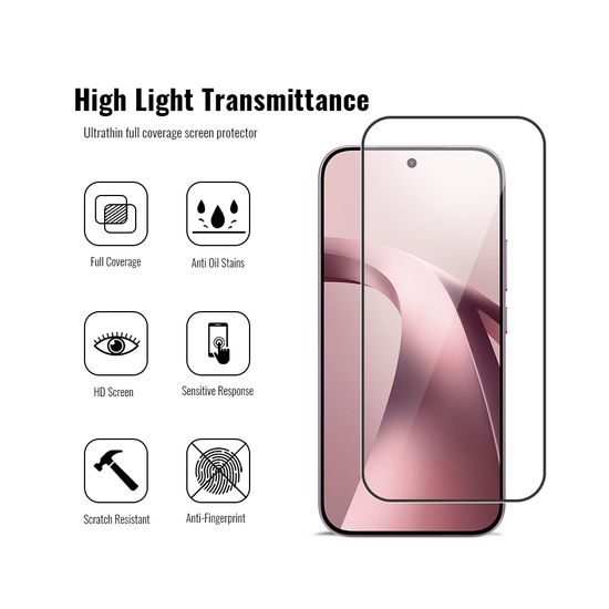 JP 5D Combo pack, Sada 2 5D tvrzených skel a 2 sklíček na fotoaparát, Xiaomi 17T