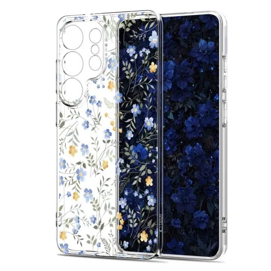 Tech-Protect FlexAir Schutzhülle für Samsung Galaxy S26 Ultra - Flexibles TPU Case - Wiesenblumen
