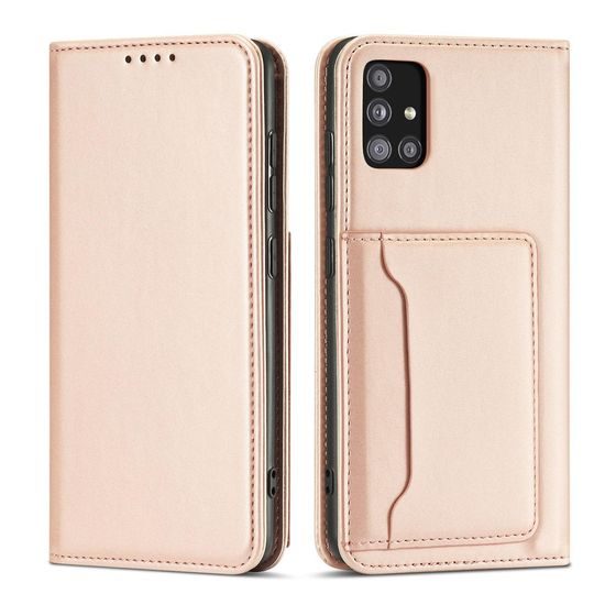 Magnet Card Case futrola, Xiaomi Redmi Note 11, roza