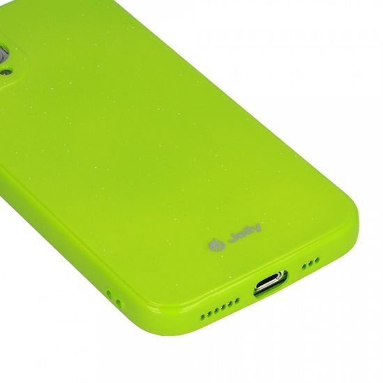 Jelly case iPhone 12 / 12 Pro, lămâie verde