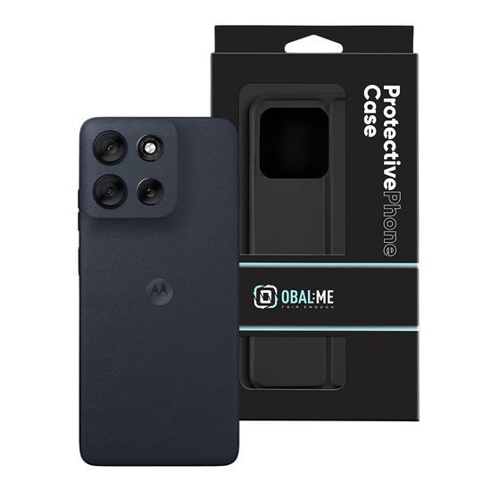 OBAL:ME SmoothTouch Θήκη για Motorola G56, μαύρη