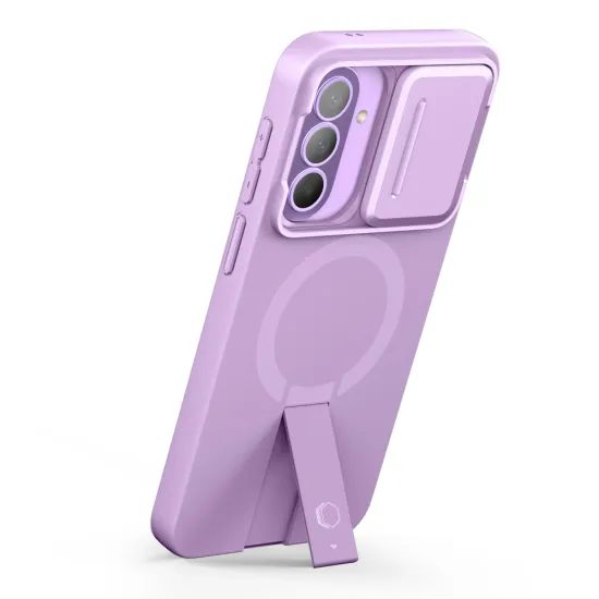 Tech-Protect Kevlar Aura MagSafe maska, Samsung Galaxy A57, ljubičasta