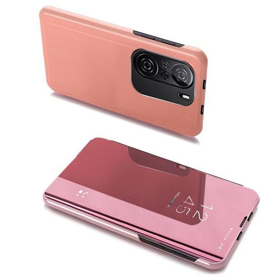 Clear view rosa Hülle für Telefon Xiaomi Redmi Poco F3, K40, K40 Pro, K40 Pro+