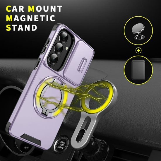 Θήκη Camslide Stand, Samsung Galaxy S26 Plus, μωβ