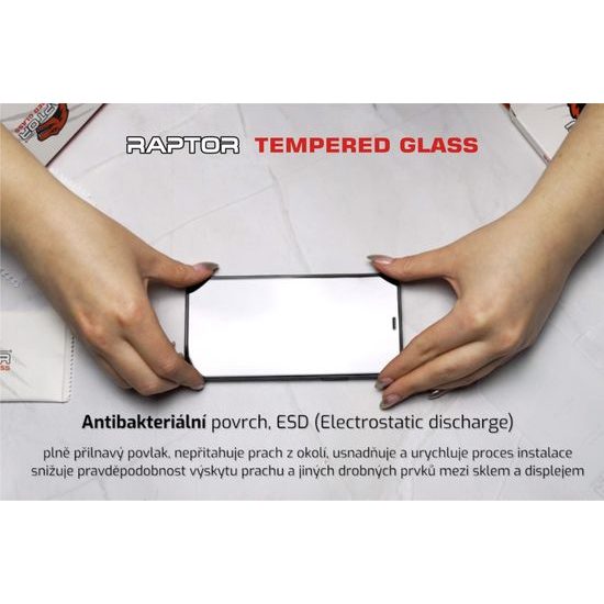 Swissten Raptor Diamond Ultra Clear 3D Zaštitno kaljeno staklo, iPhone 12 Mini, crni