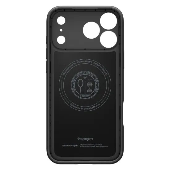 Spigen Thin Fit MagSafe, iPhone 17 Pro / 18 Pro, čierny