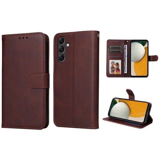 Magnet Case, Samsung Galaxy A15, hnedý