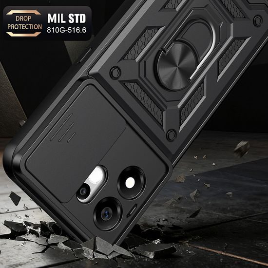 Honor 600 Smart ümbris – Techsuit CamShield – must